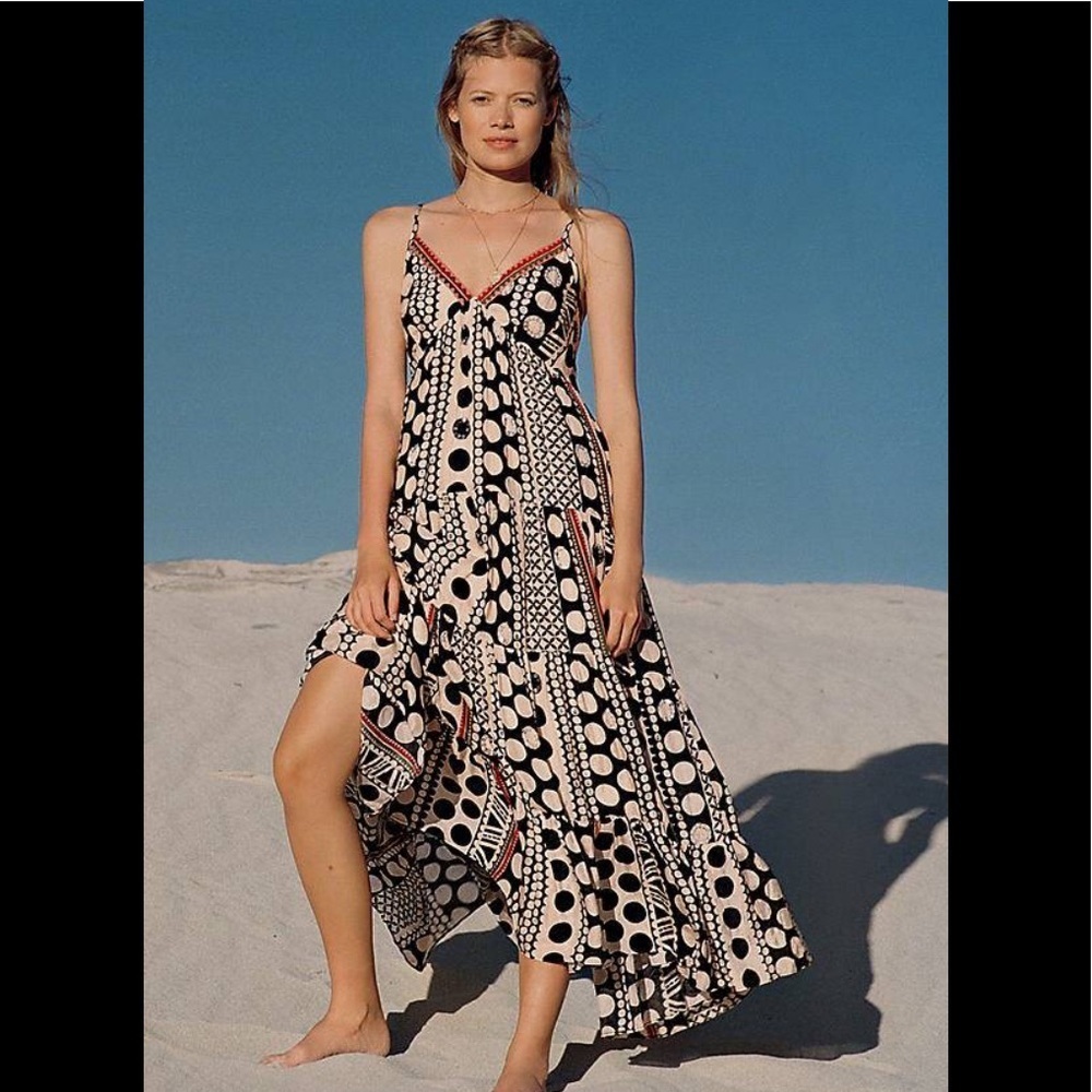 NWT Anthropologie Verb Penelope Tiered Maxi Dress